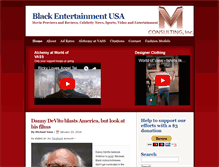 Tablet Screenshot of blackentertainmentblog.com